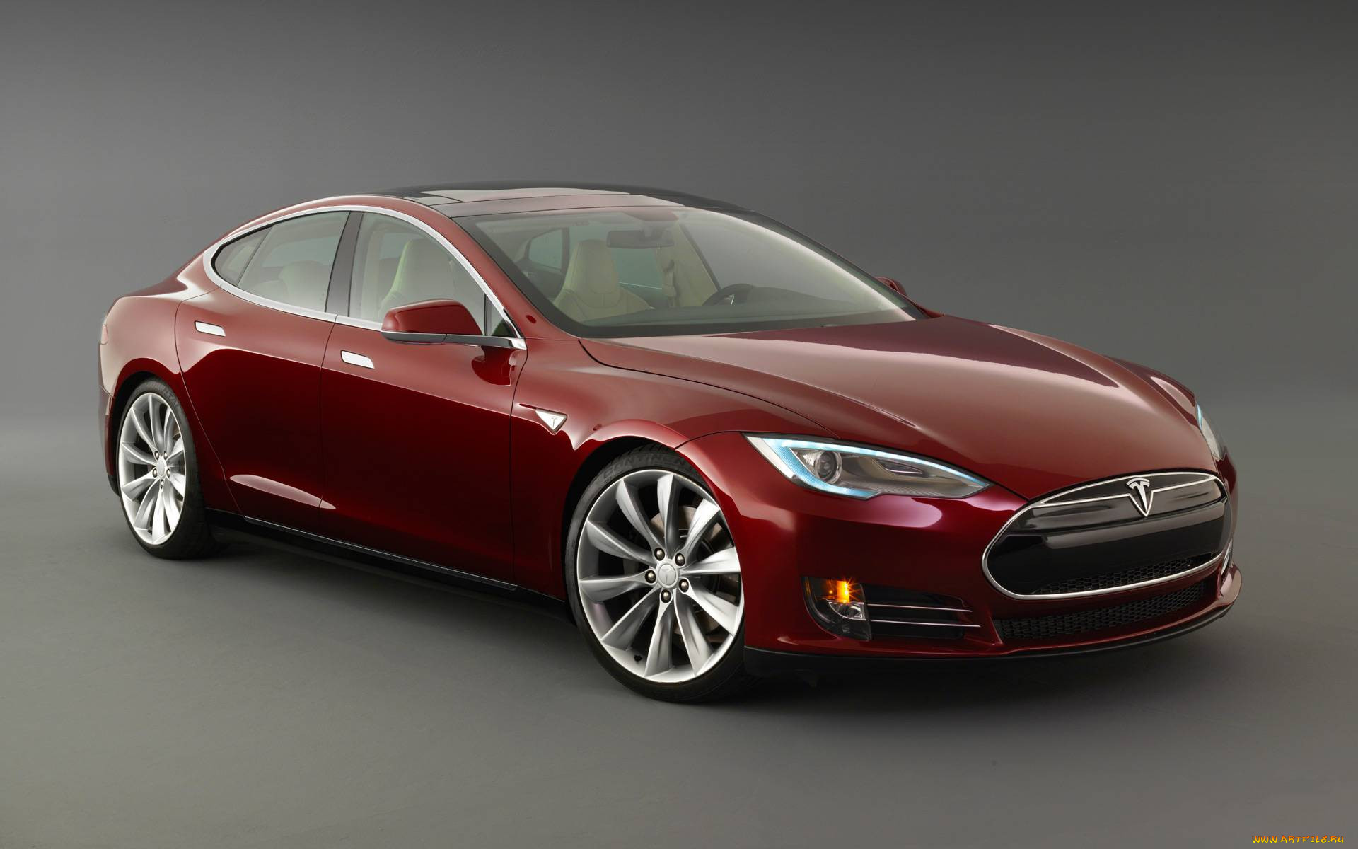 , tesla, model, s, electric